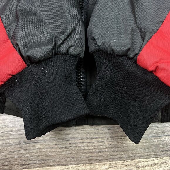 Vintage Bombardier Ski Doo Snowmobile Padded Winter Jacket Sz Small Made in USA - Picture 9 of 11